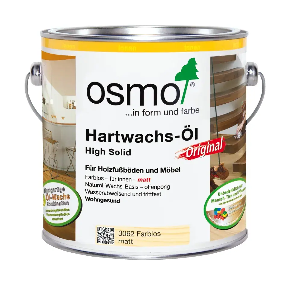 Hartwachsöl Farblos Matt 2,5 Liter