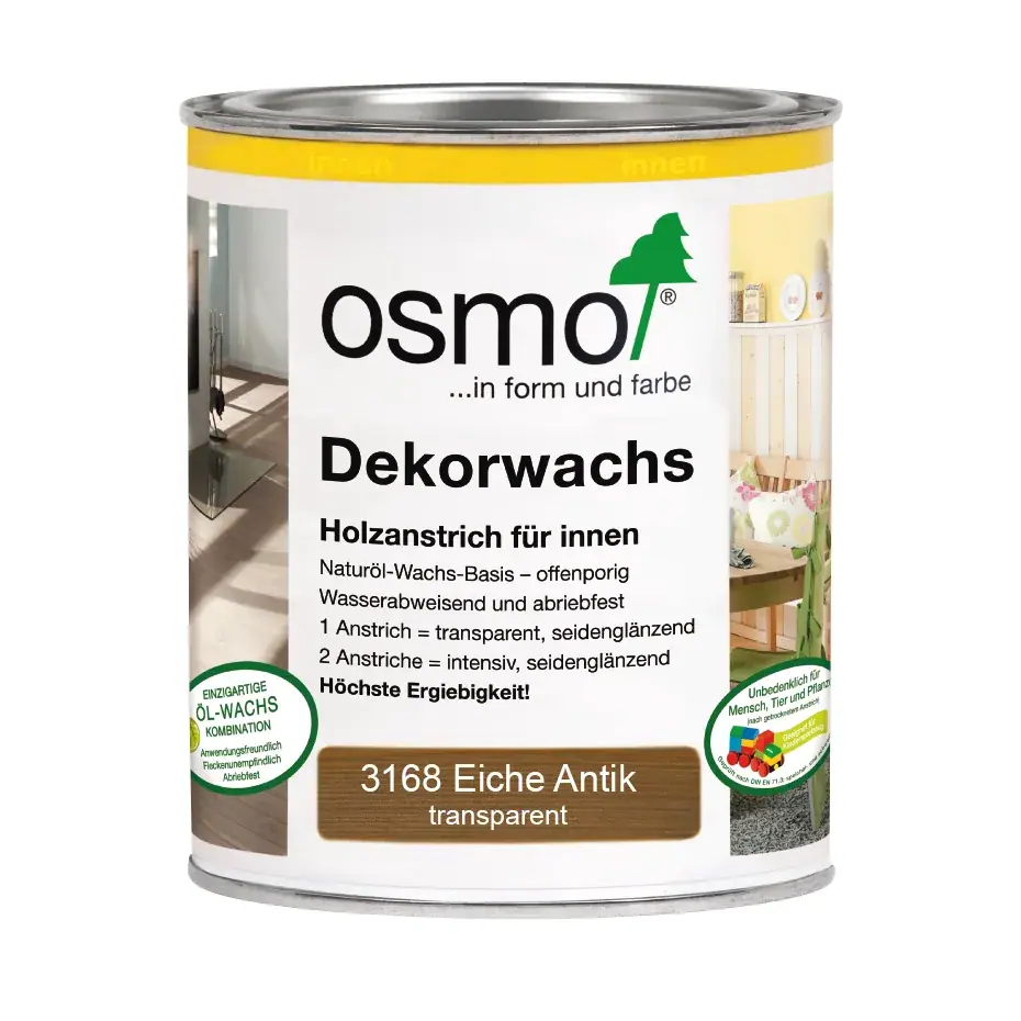 Dekorwachs transp.Eiche Antik 750ml