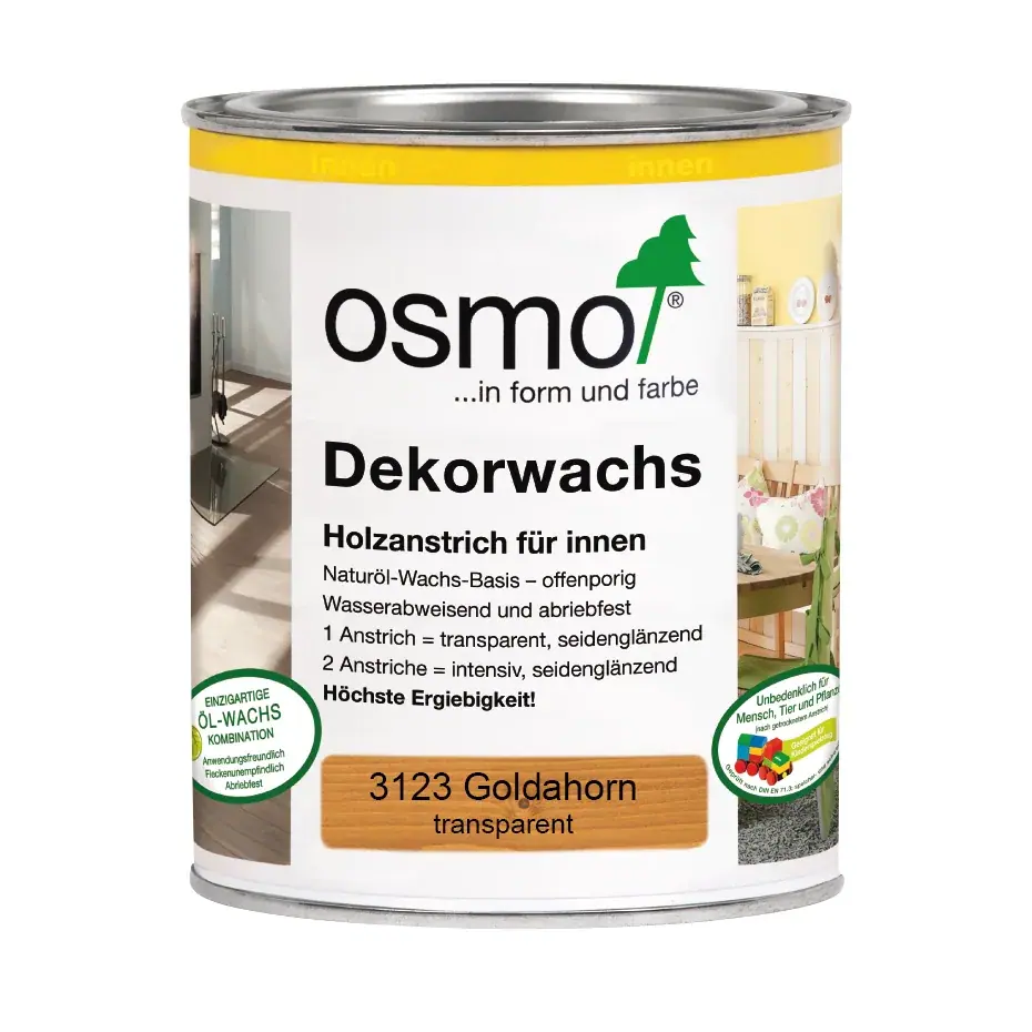 Dekorwachs transp.Goldahorn 750ml