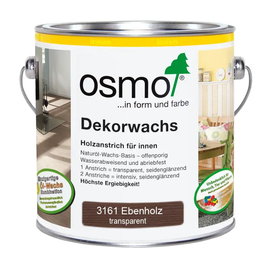 Dekorwachs transp. Ebenholz 2,5 L