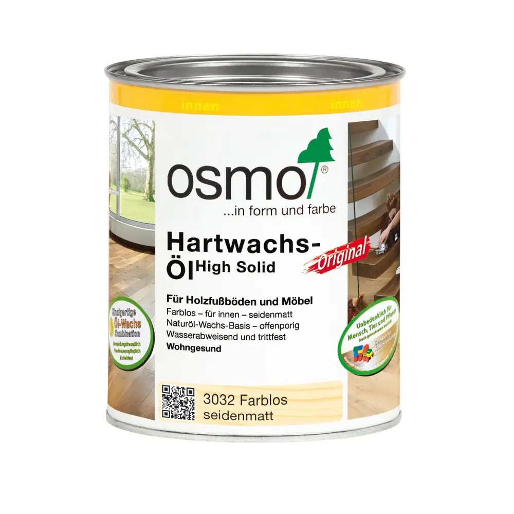 Hartwachsöl farblos seid.matt 750ml