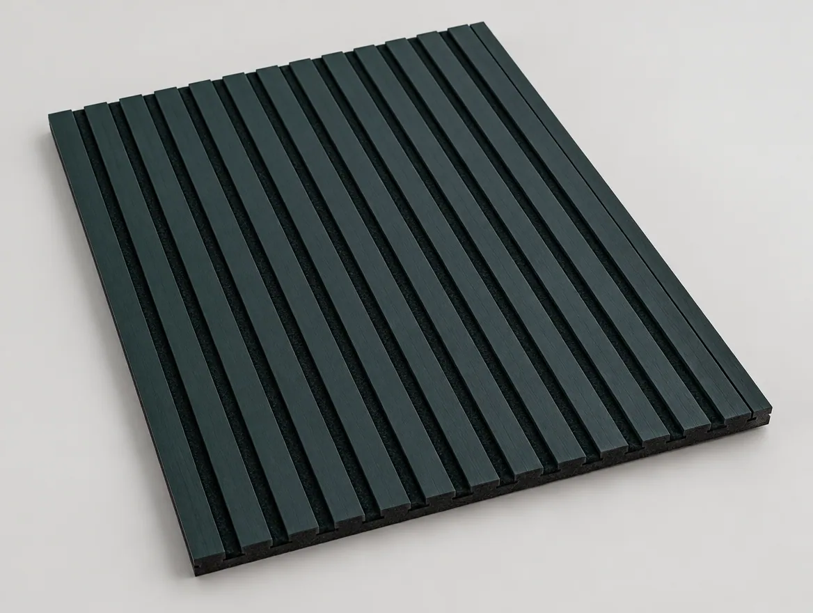 PARO Akustikpaneel PAL4179 Smokey Blue (Linoleum), schwarzes Vlies