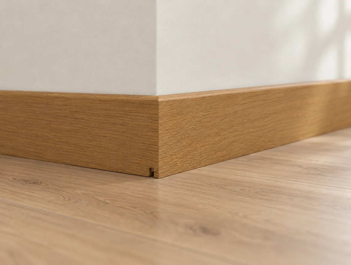 Sockelleiste furniert Eiche highland · 16 × 60 mm