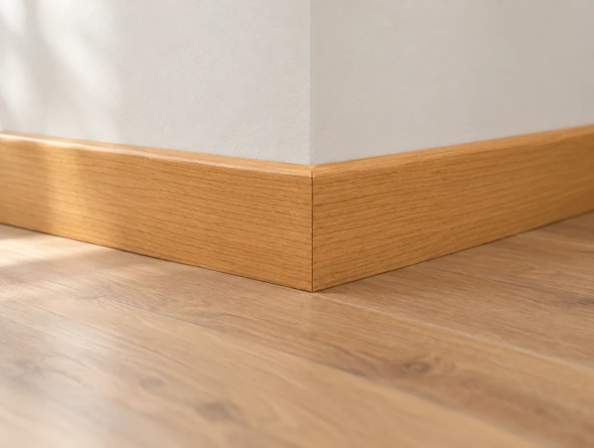 Sockelleiste furniert Kirschbaum · 16 × 60 mm