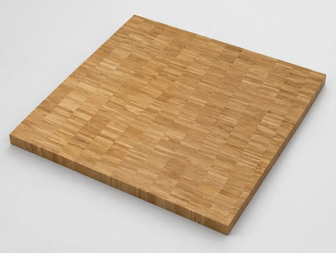 Hochkantlamellenparkett massiv 23 mm