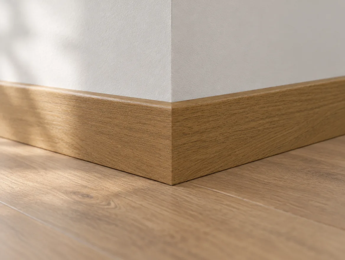 Sockelleiste Touch Holzdekor mittel (L812) · 14 × 58 mm