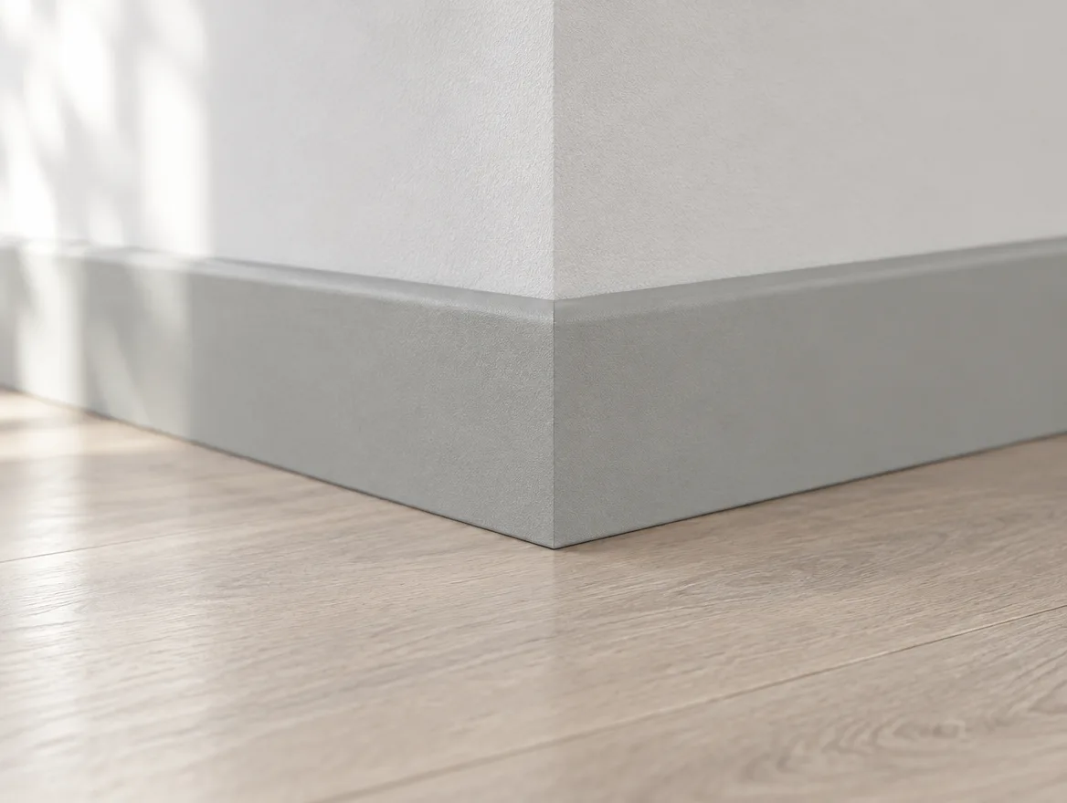 Sockelleiste Touch Dunkelgrau · 14 × 58 mm