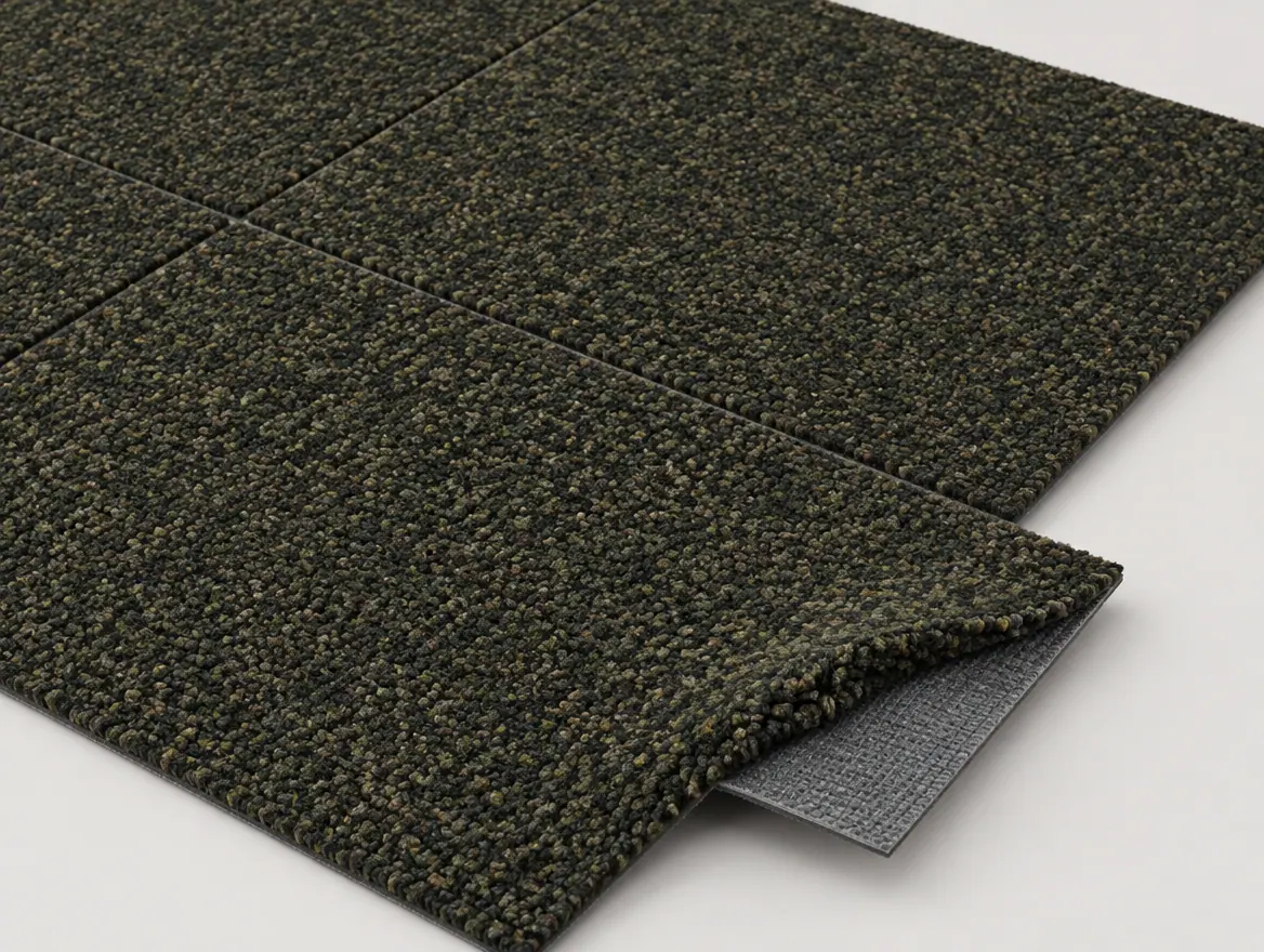 Teppichfliese City Grün · 50 × 50 cm · Farbe 405