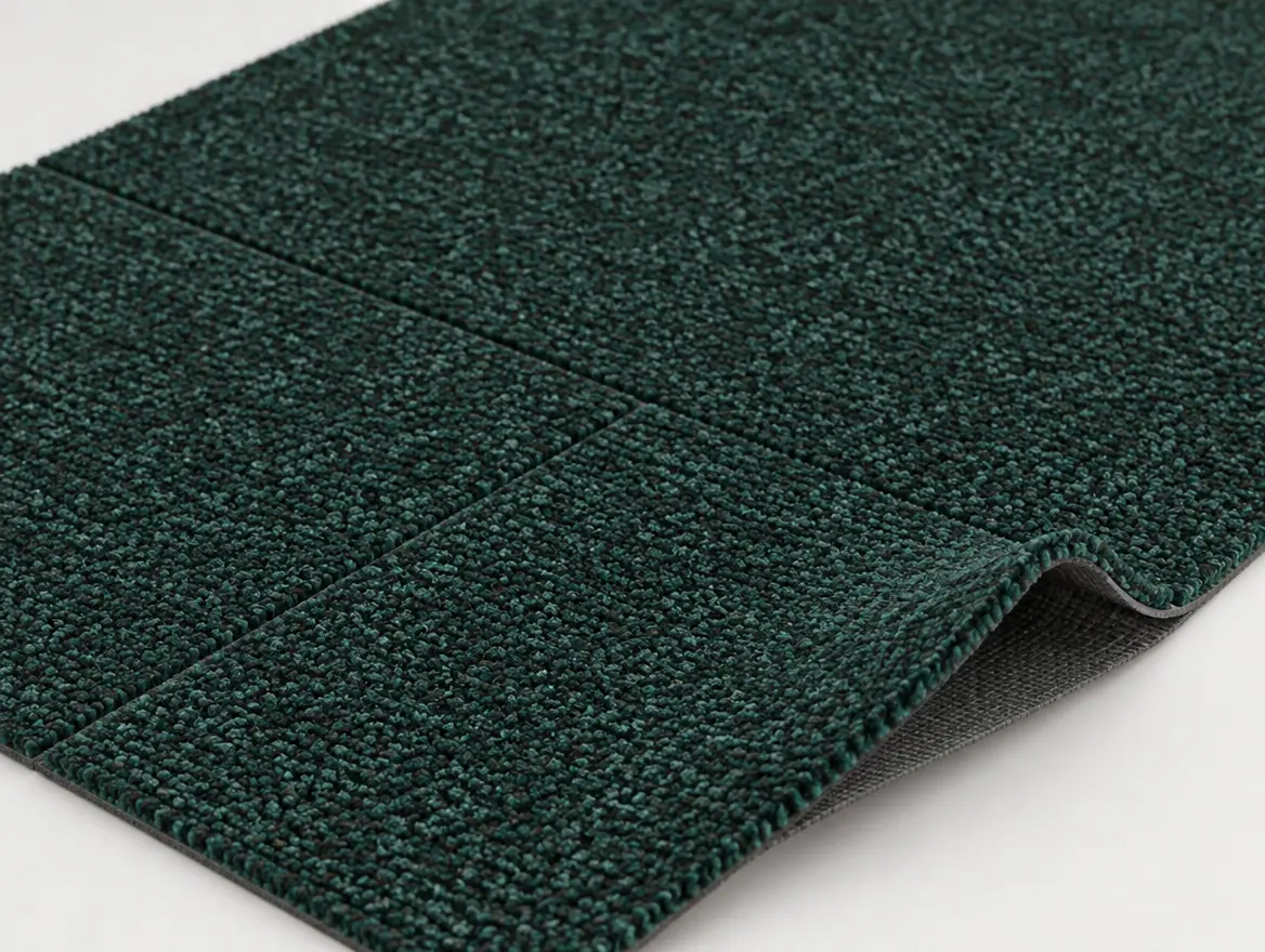 Teppichfliese City Grün · 50 × 50 cm · Farbe 406