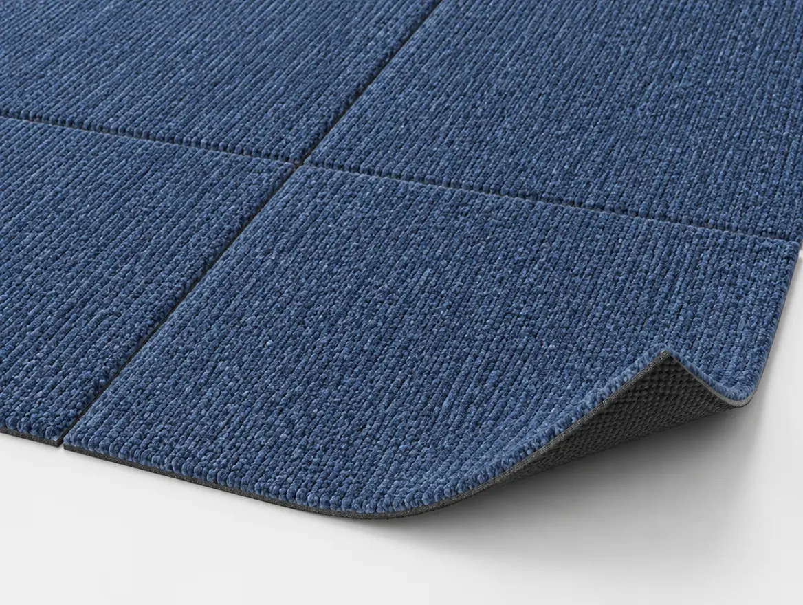Teppichfliese Equilibrium Blau · 50 × 50 cm · Farbe 1123