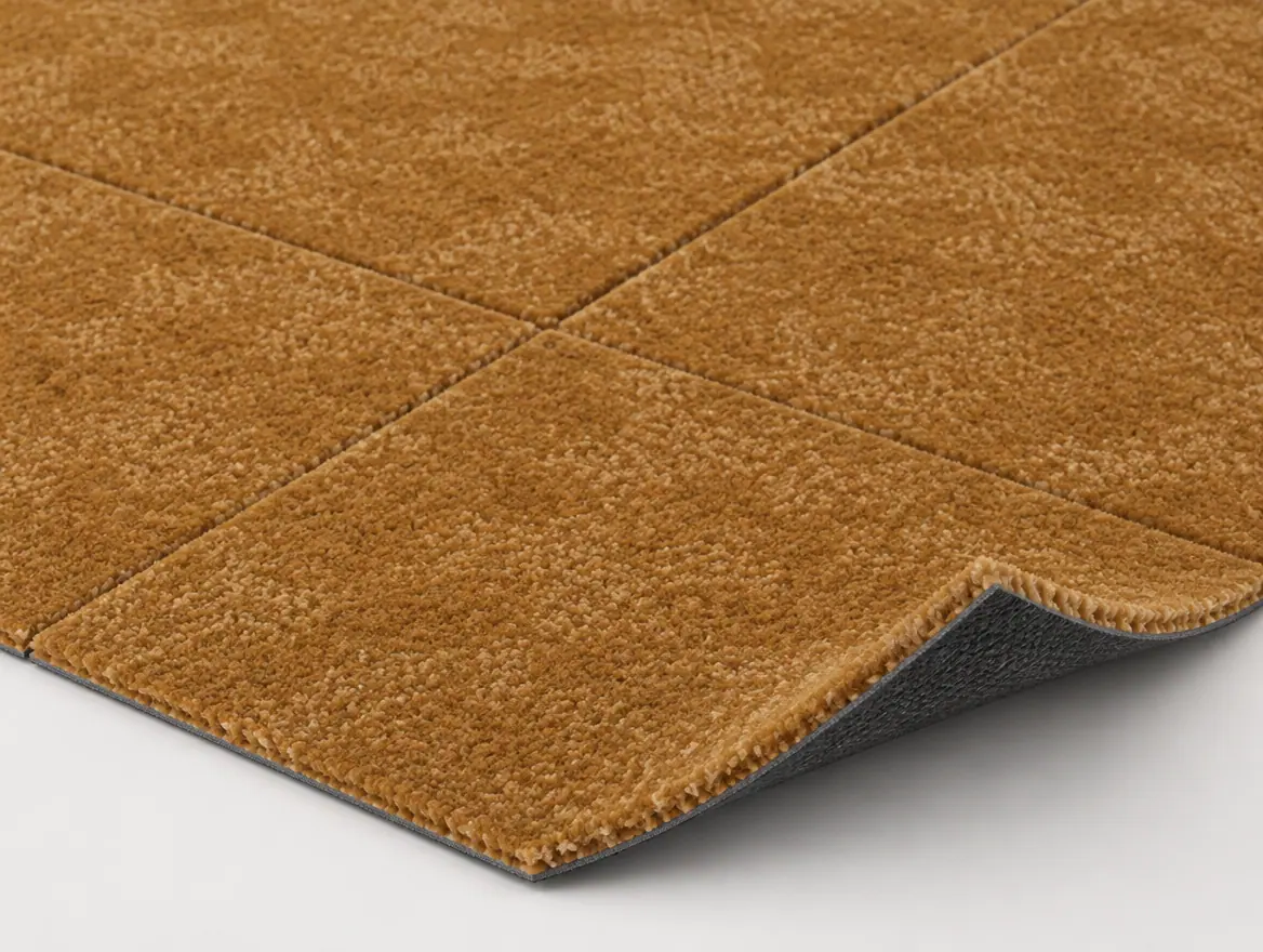 Teppichfliese Grande Gold · 50 × 50 cm · Farbe 381