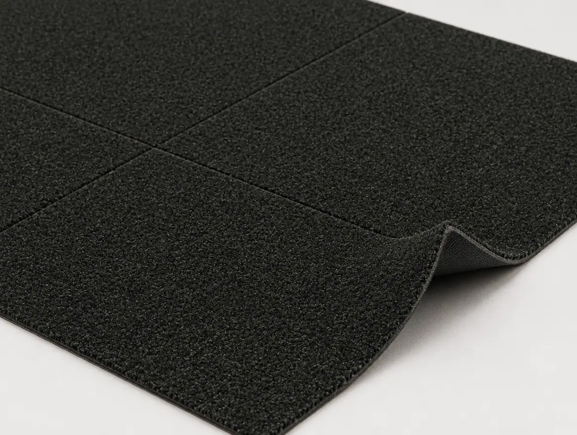 Teppichfliese Heuga 725 Schwarz · 50 × 50 cm · Farbe 2062