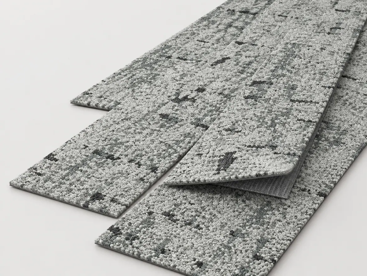 Teppichplanke Join Grau · 25 × 100 cm · Farbe 910
