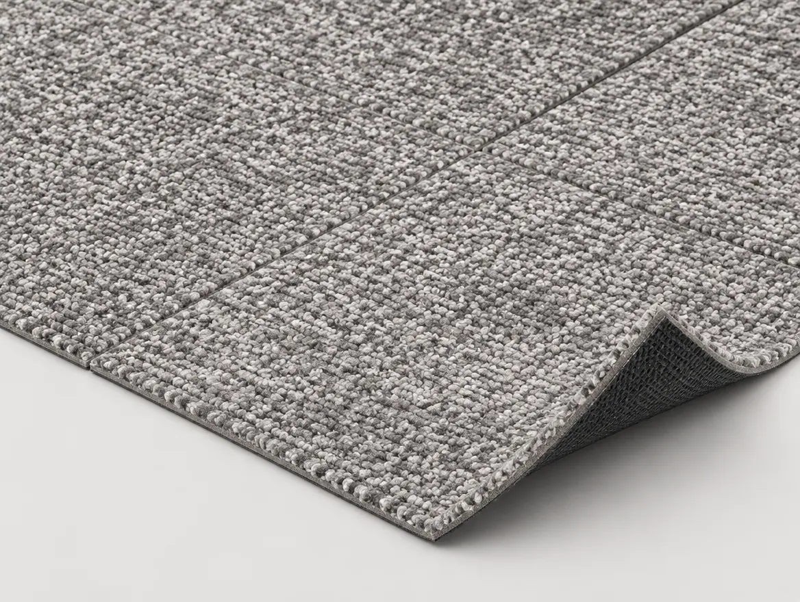 Teppichfliese Keno Grau · 50 × 50 cm · Farbe 911