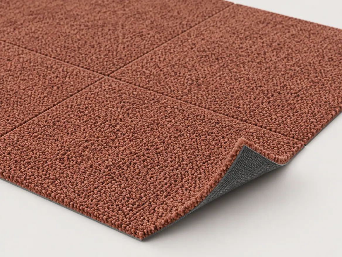 Teppichfliese Recreation Orange · 50 × 50 cm · Farbe 3016