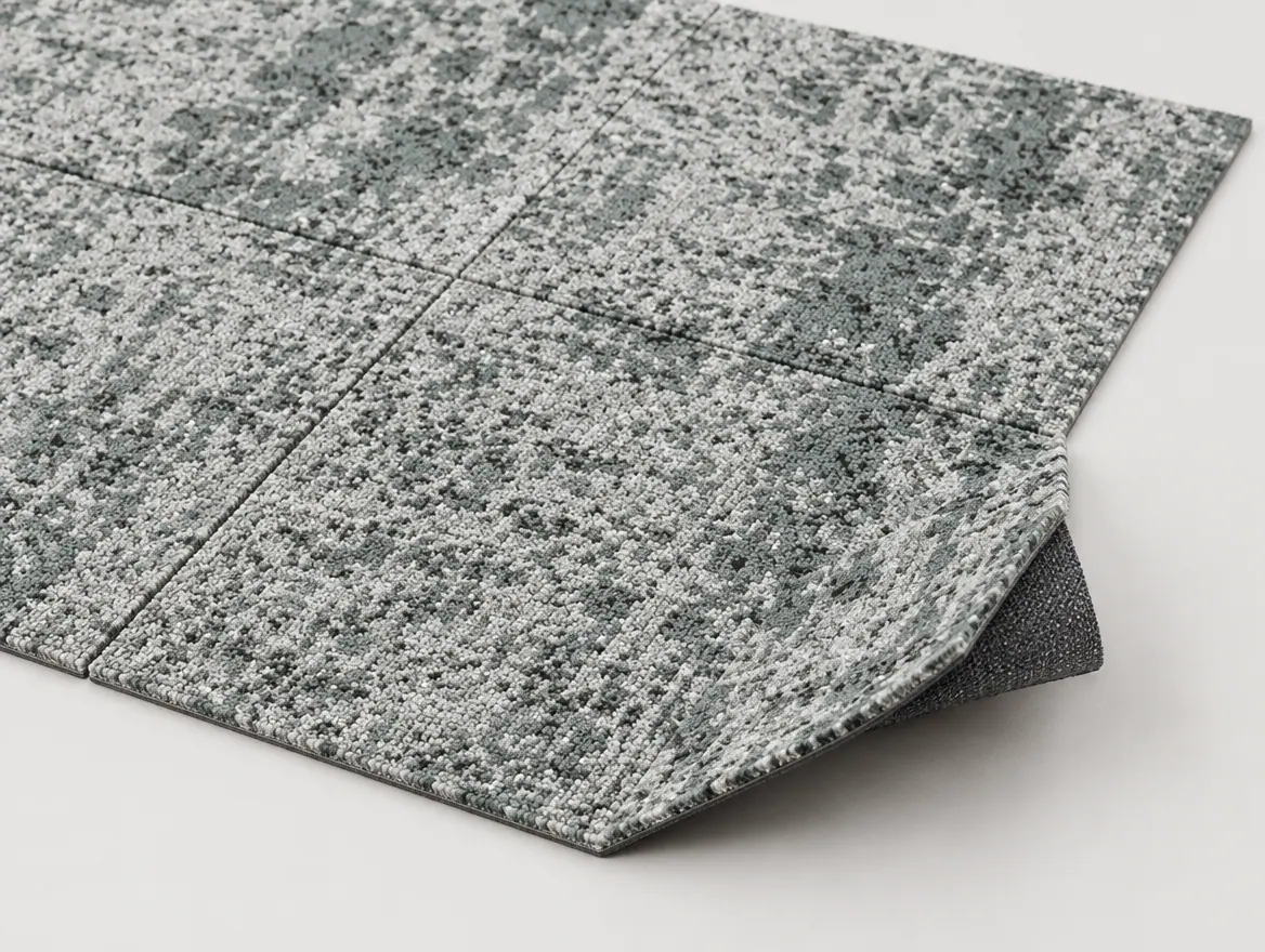 Teppichfliese Sigma Anthrazit · 50 × 50 cm · Farbe 910
