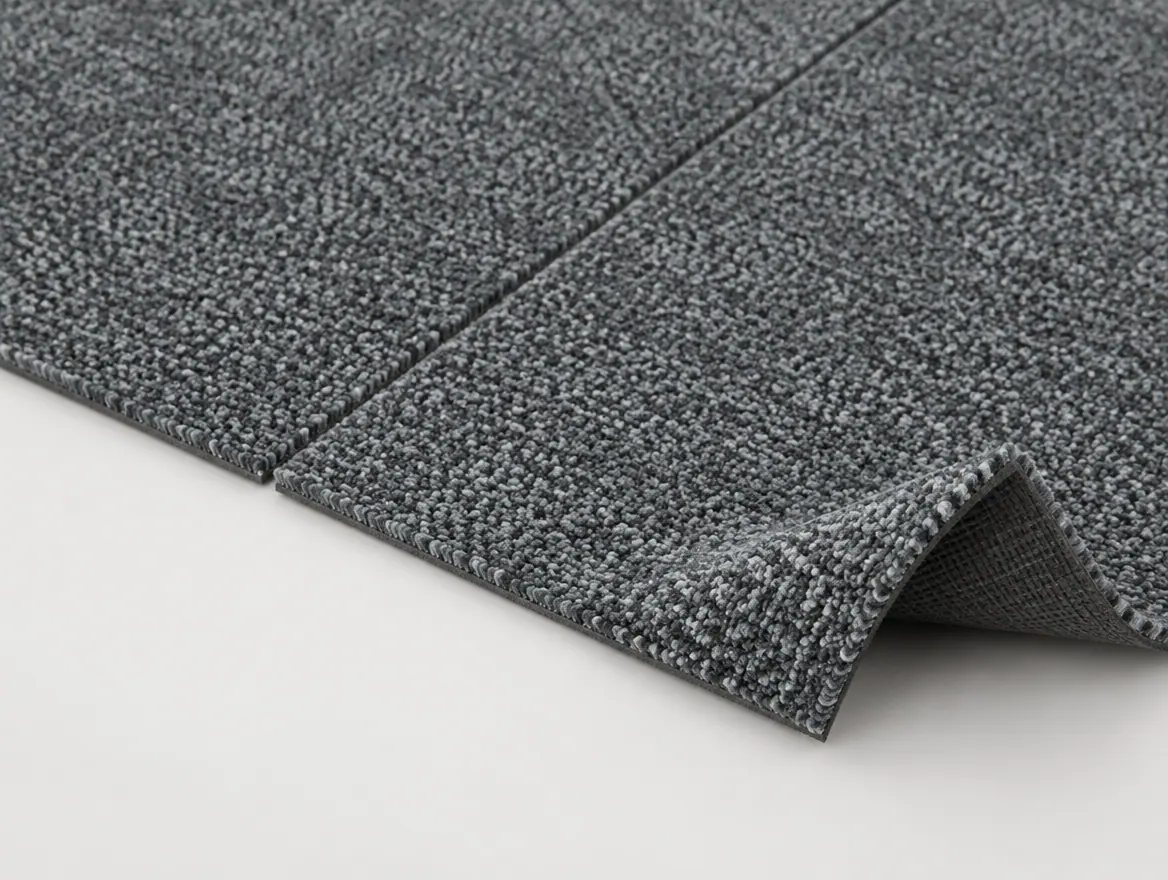 Teppichfliese Yuton 106 Grau · 50 × 50 cm · Farbe 4205