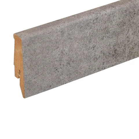 Estrich braungrau Sockelleiste