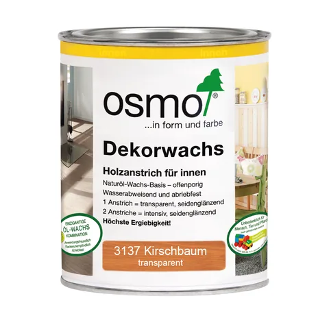 Dekorwachs transp.Kirschbaum 750ml
