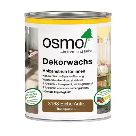 Dekorwachs transp.Eiche Antik 750ml