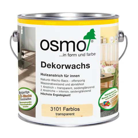 Dekorwachs transp.farblos 2,5 Ltr.