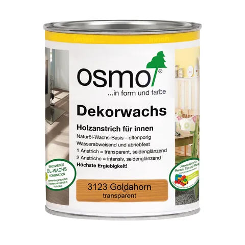 Dekorwachs transp.Goldahorn 750ml