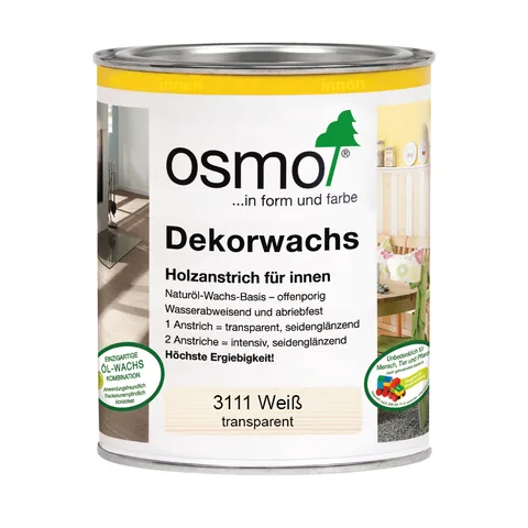Dekorwachs transp. weiß 2,5 Ltr.