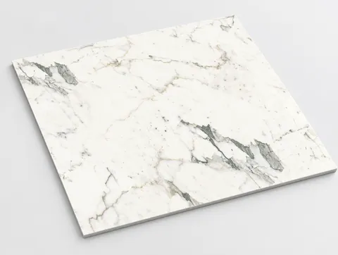 Ceramin Tiles Carrara vained white