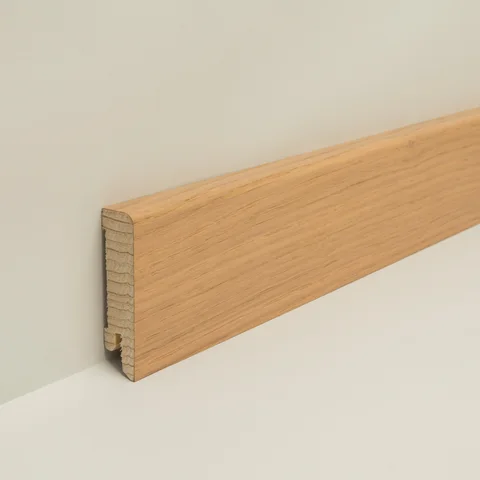 Sockelleiste furniert Eiche sand · 16 × 60 mm