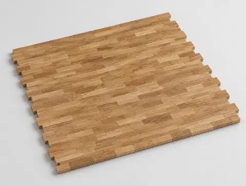 Mosaikparkett auf Netz verklebt 8mm 640 ENGLISCHER VERBAND