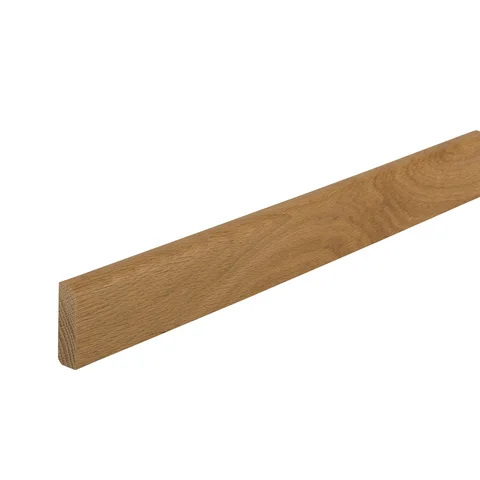 Sockelleiste Eiche massiv · 16 × 60 mm