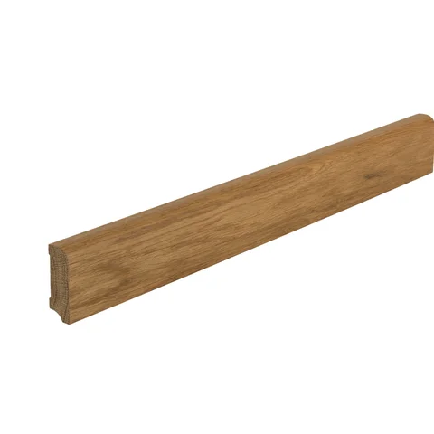 Sockelleiste Eiche massiv · 20 × 60 mm
