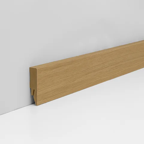 Sockelleiste Touch Holzdekor natur (L600) · 14 × 58 mm