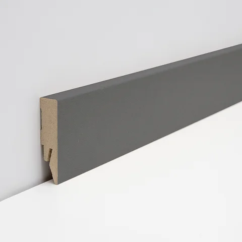 Sockelleiste Touch Graphitgrau · 14 × 58 mm