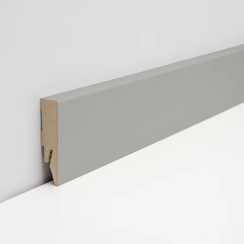 Sockelleiste Touch Dunkelgrau · 14 × 58 mm
