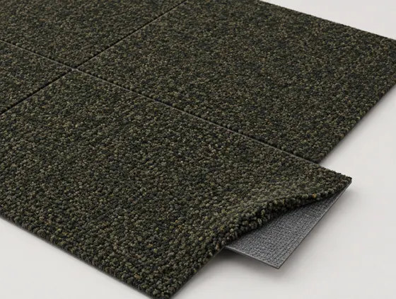 Teppichfliese City Grün · 50 × 50 cm · Farbe 405