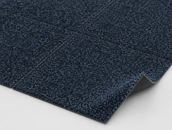 Teppichfliese Cosy Blau · 50 × 50 cm · Farbe 80