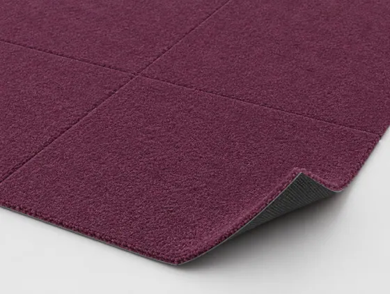 Teppichfliese Heuga 725 Lila · 50 × 50 cm · Farbe 2047