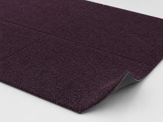 Teppichfliese Heuga 725 Lila · 50 × 50 cm · Farbe 2050