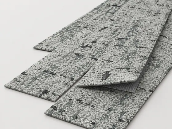 Teppichplanke Join Grau · 25 × 100 cm · Farbe 910