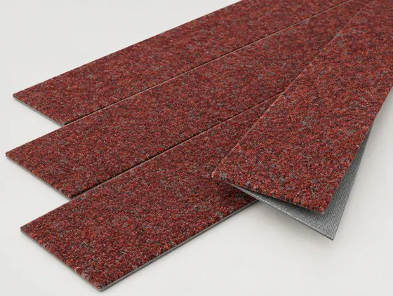 Teppichplanke Polar Rot · 25 × 100 cm · Farbe 135