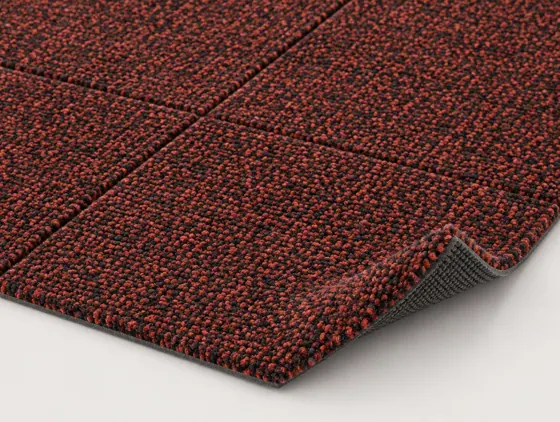 Teppichfliese Rambo Rot · 50 × 50 cm · Farbe 353