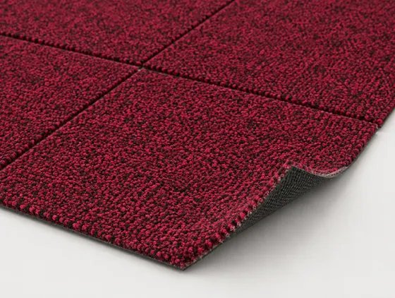 Teppichfliese Rapid Rot · 50 × 50 cm · Farbe 20