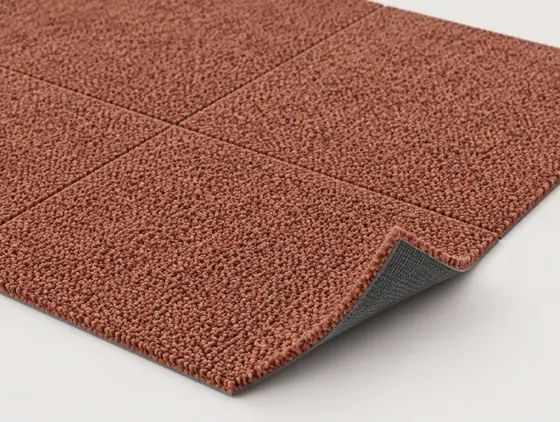 Teppichfliese Recreation Orange · 50 × 50 cm · Farbe 3016
