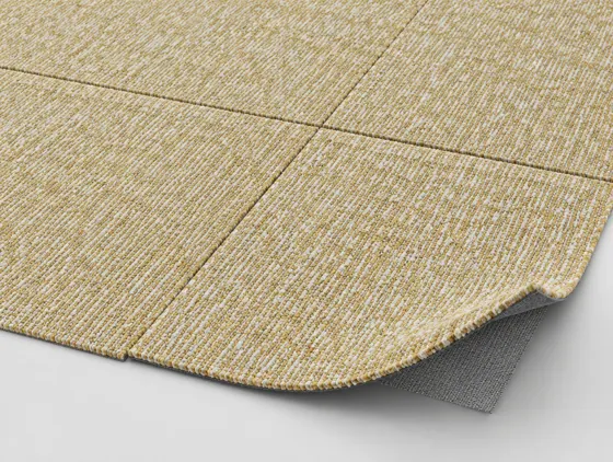 Teppichfliese Works Element Gelb · 50 × 50 cm · Farbe 1003