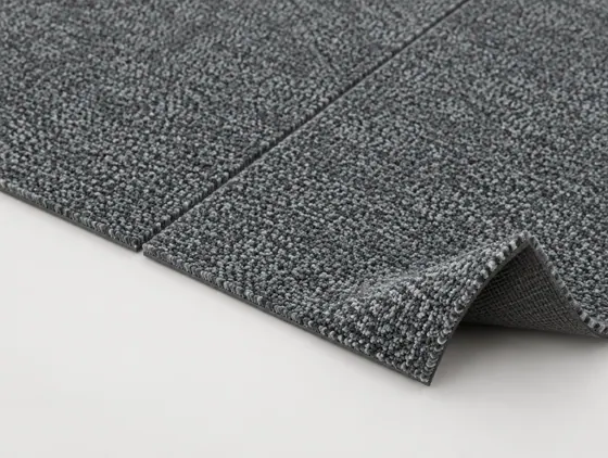 Teppichfliese Yuton 106 Grau · 50 × 50 cm · Farbe 4205
