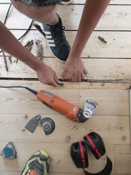 Ausbessern mit dem Multitool