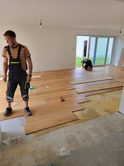 Start der Verlegung