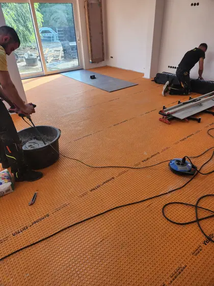 Arbeiten auf der Matte