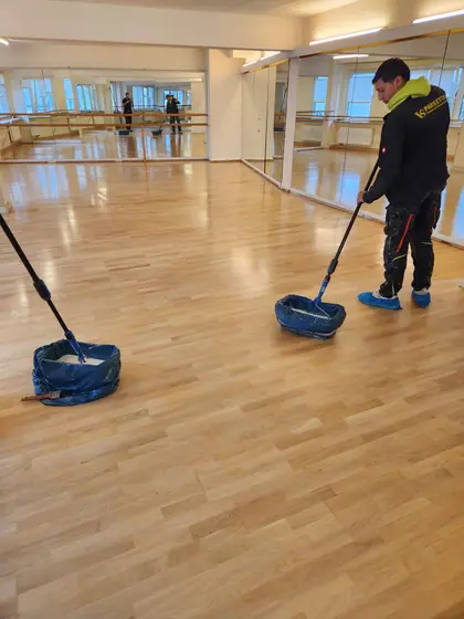 Gleichmäßiger Auftrag auf der Fläche